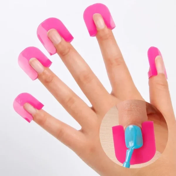 26pcs/set 10 Sizes G Curve Shape Varnish Shield Nail Protector Finger Cover - Image 3