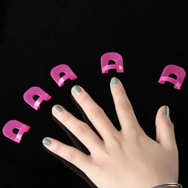 26pcs/set 10 Sizes G Curve Shape Varnish Shield Nail Protector Finger Cover - Image 2