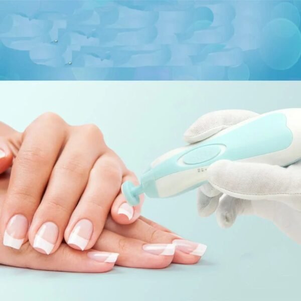 Multifunctional Electric Baby Nail Trimmer - Manicure Tool Set - Image 3